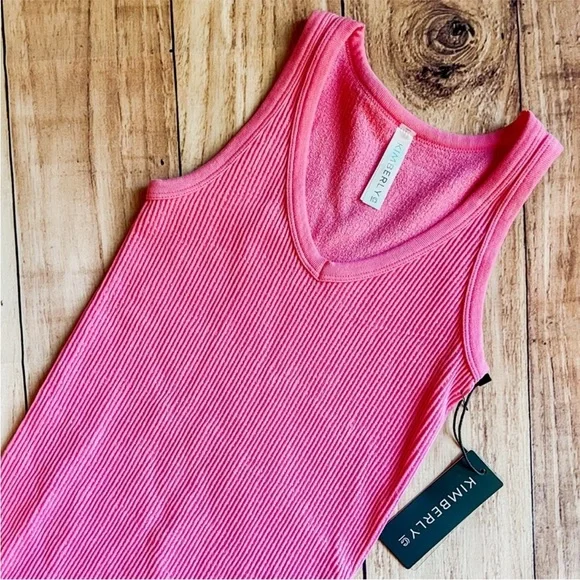 NWT Kimberly C Essential Ribbed Seamless Mini Dress size Small - Picture 3 of 10